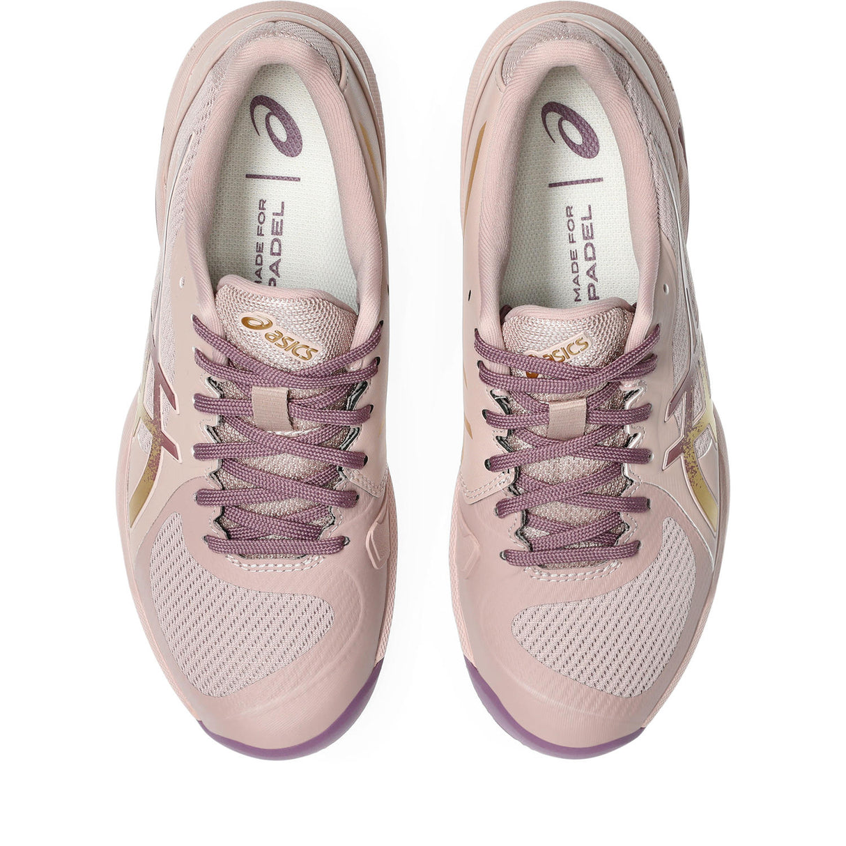 Asics Padelschoen Solution Swift FF 2 Dames Roze / Goud