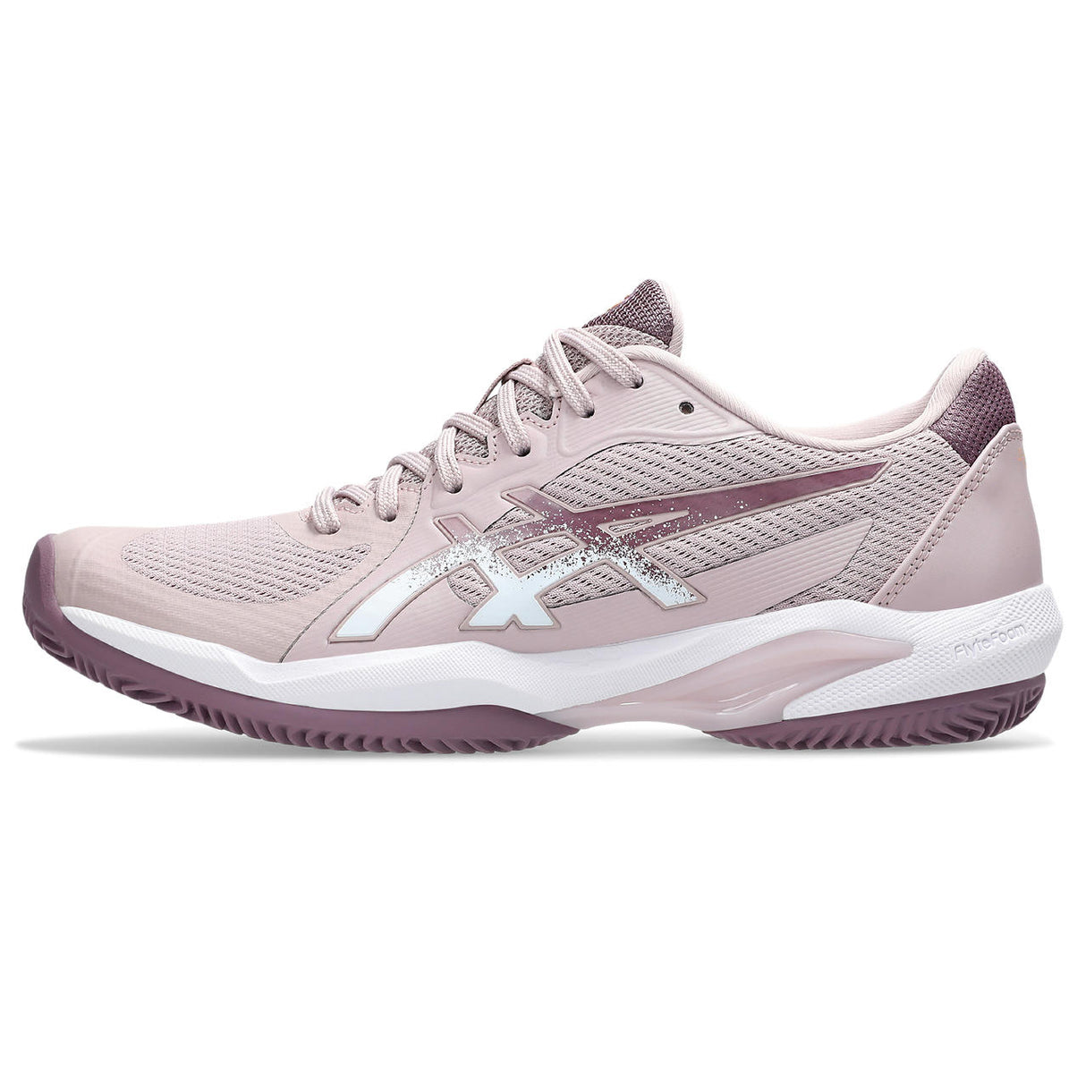 Asics Tennisschoen Solution Swift FF Clay Dames Roze Wit