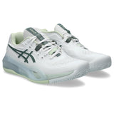 Asics Gel Resolution X Clay Tennisschuh für Damen, Weiß-Grün