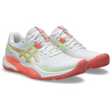 Asics Gel Challenger 15 Padelschuh für Damen, Weiß/Orange