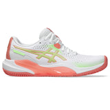 Asics Gel Challenger 15 Padelschuh für Damen, Weiß/Orange