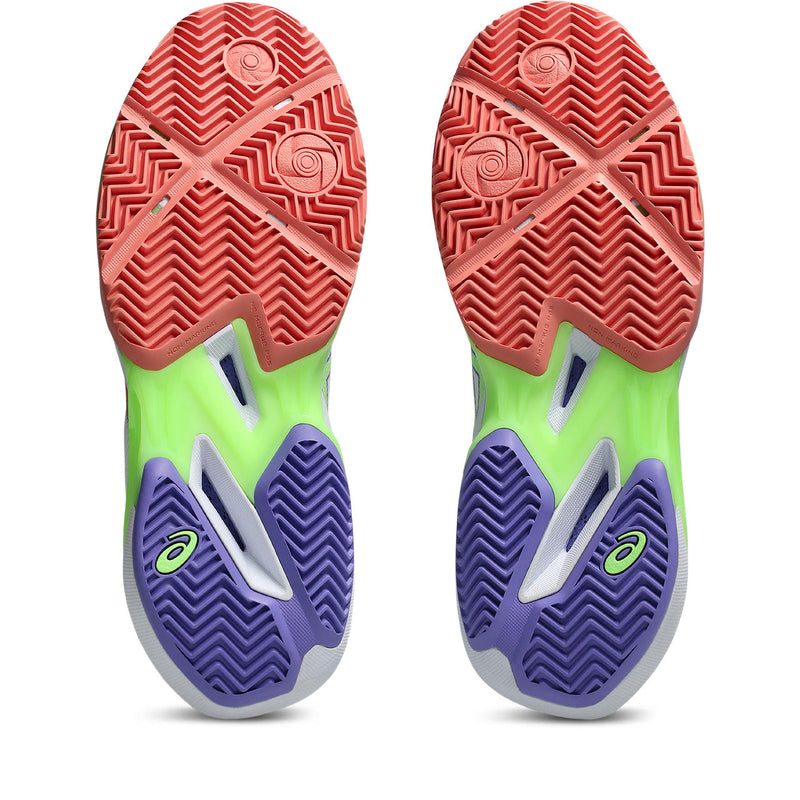 Asics Padelschoen Sonicsmash FF Dames Wit Paars Oranje