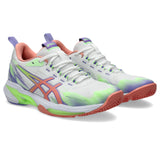 Asics Sonicsmash FF Padelschuh Damen Weiß Lila Orange