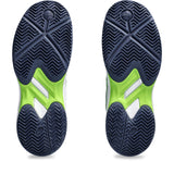 Asics Gel Game 9 GS Junior Padelschuh Schwarz/Limette