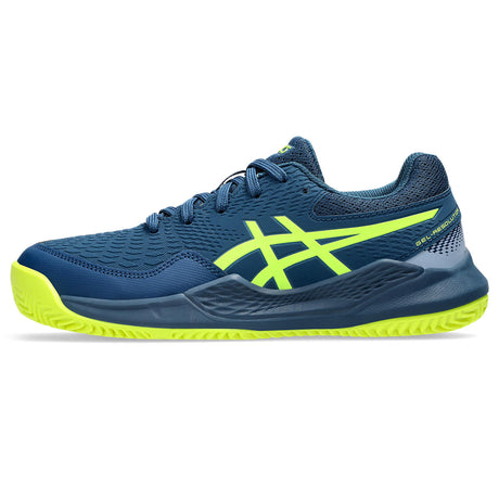 Asics Tennisschoen Gel Resolution 9 GS Clay Junior Mint Blauw Geel