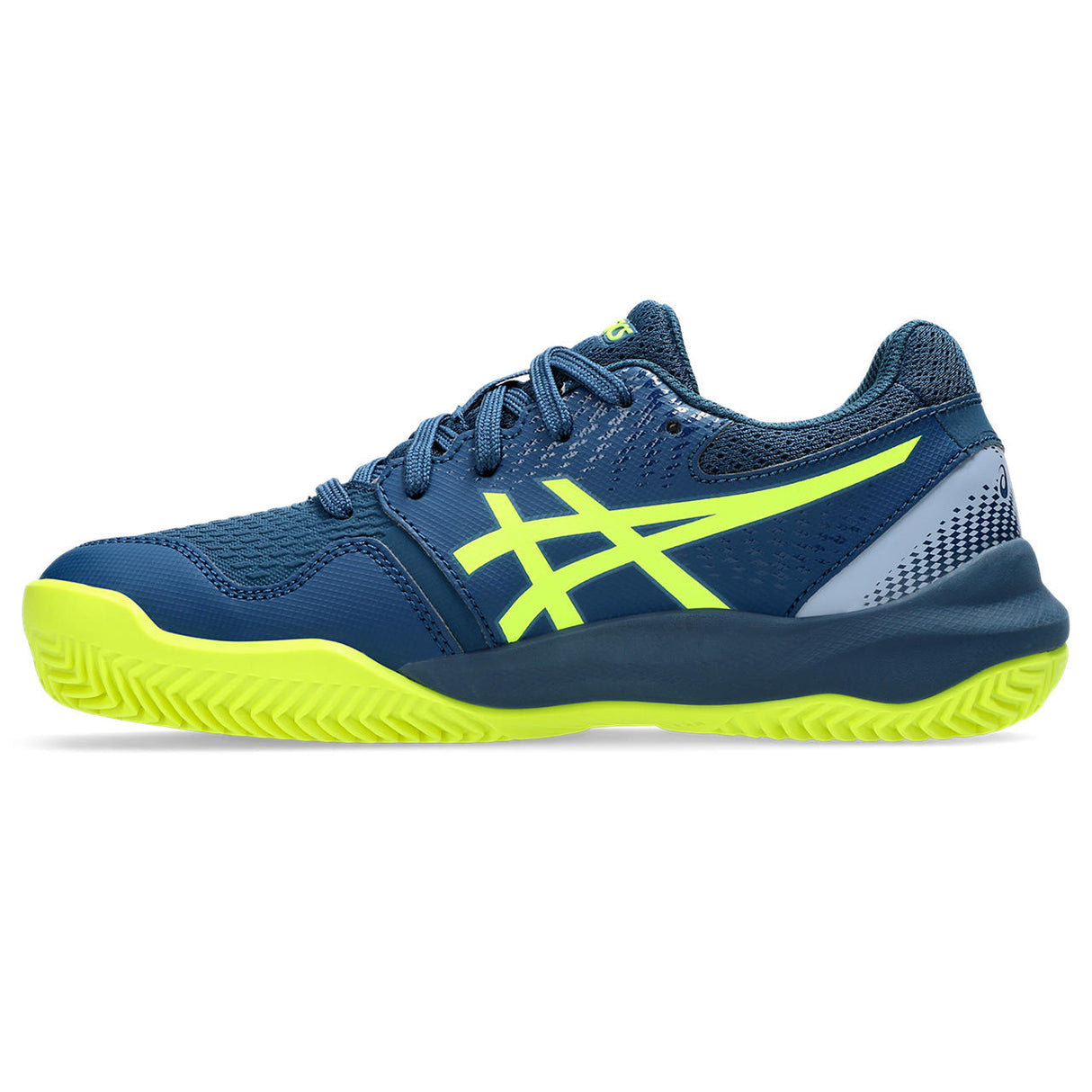 Asics Tennisschoen Gel Resolution 9 GS Clay Junior Mint Blauw Geel