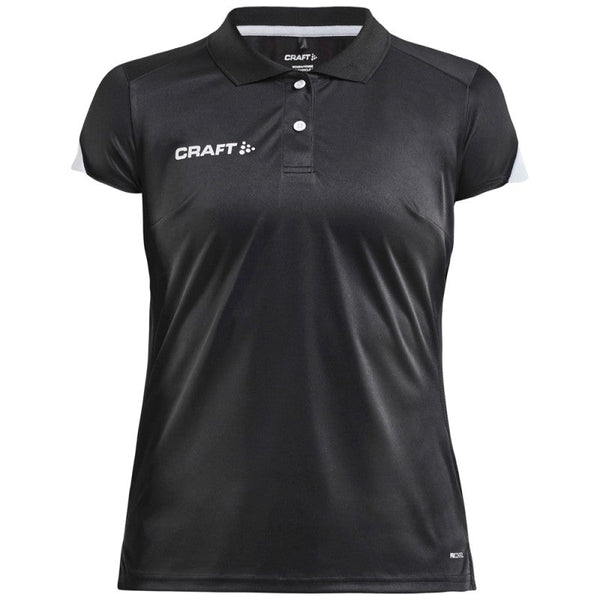 Craft Poloshirt Pro Control Impact Dames Zwart