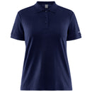 Craft Poloshirt Core Blend Dames Navy