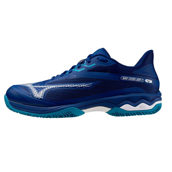 Mizuno Tennisschoen Padelschoen Wave Exceed Light 2 CC Heren Blauw