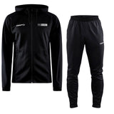 Evolve Herren-Trainingsanzug mit Logo von Padeldistrict, Schwarz