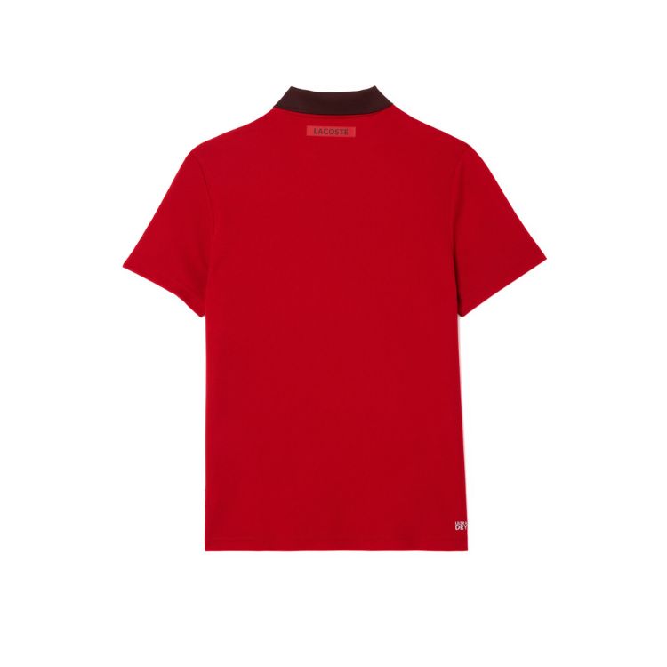 Lacoste Polo Shirt Sport Novak Djokovic Heren Rood