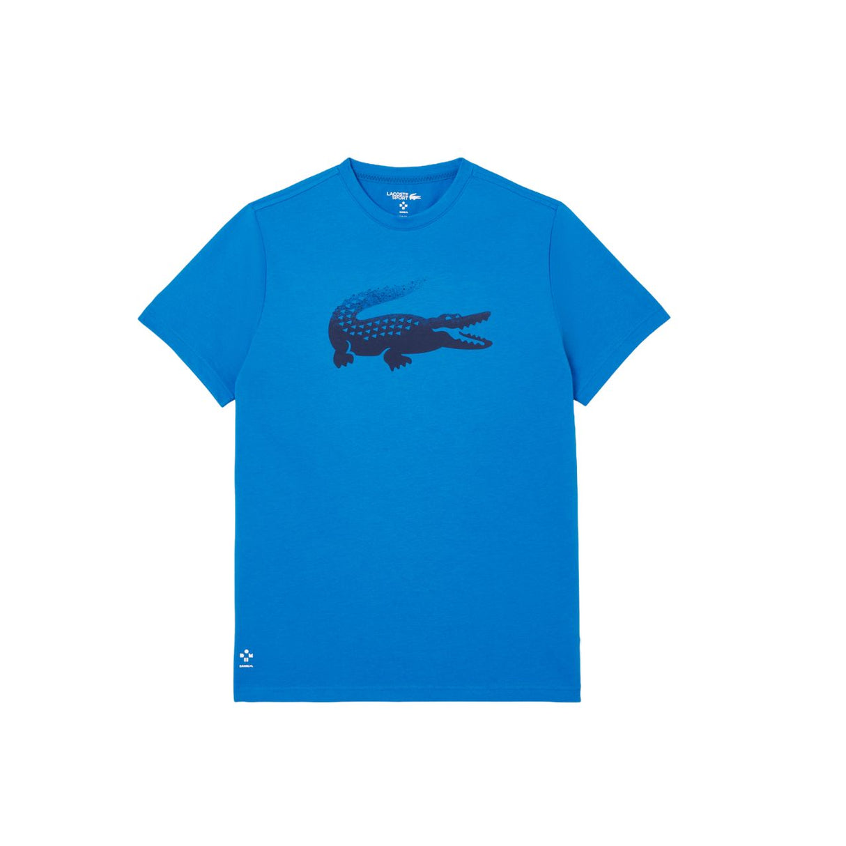 Lacoste T-Shirt Sport Rundhals Herren Blau Schwarz