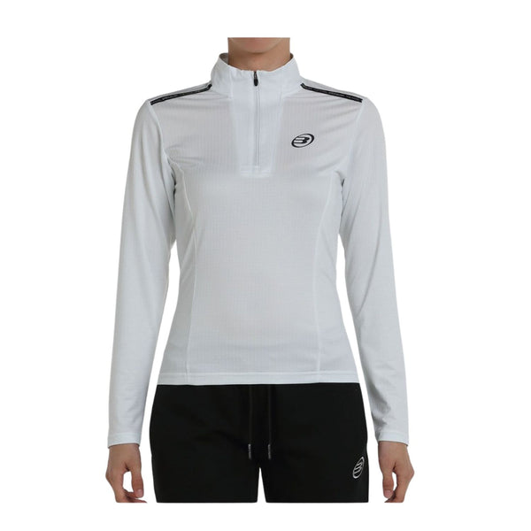 Bullpadel Nogais Half-Zipp Shirt Dames Wit