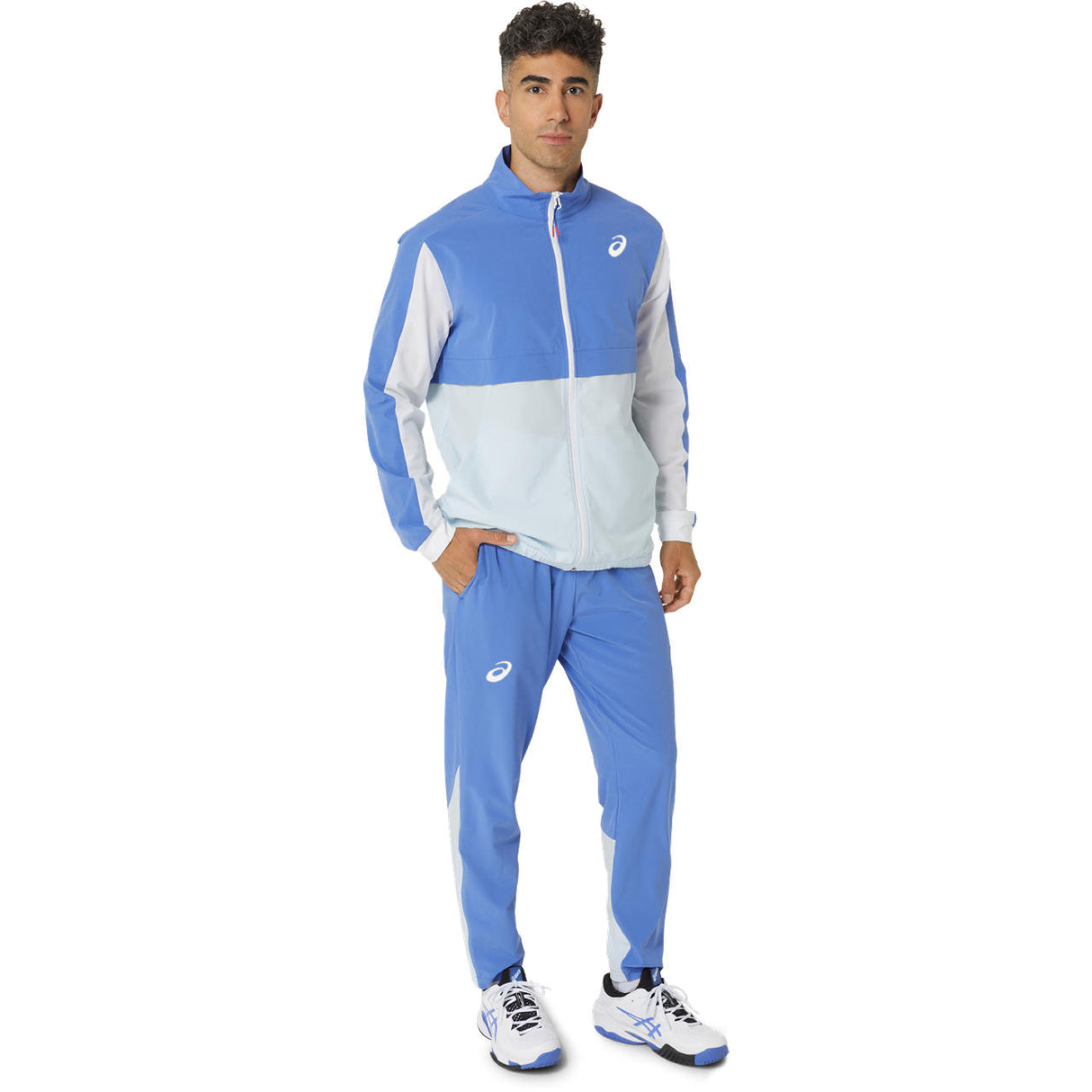 Asics Jacket Match Herren Saphirblau Weiß