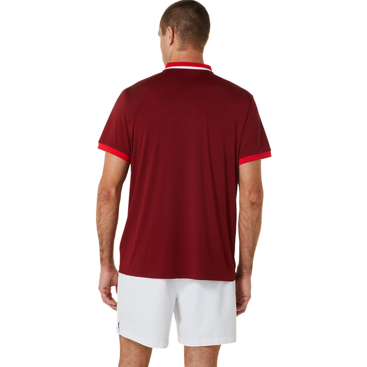 Asics Poloshirt Court Herren Rot