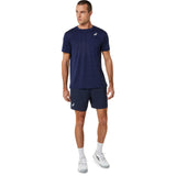 Asics Court SS Kurzarm-T-Shirt für Herren, Dunkelblau