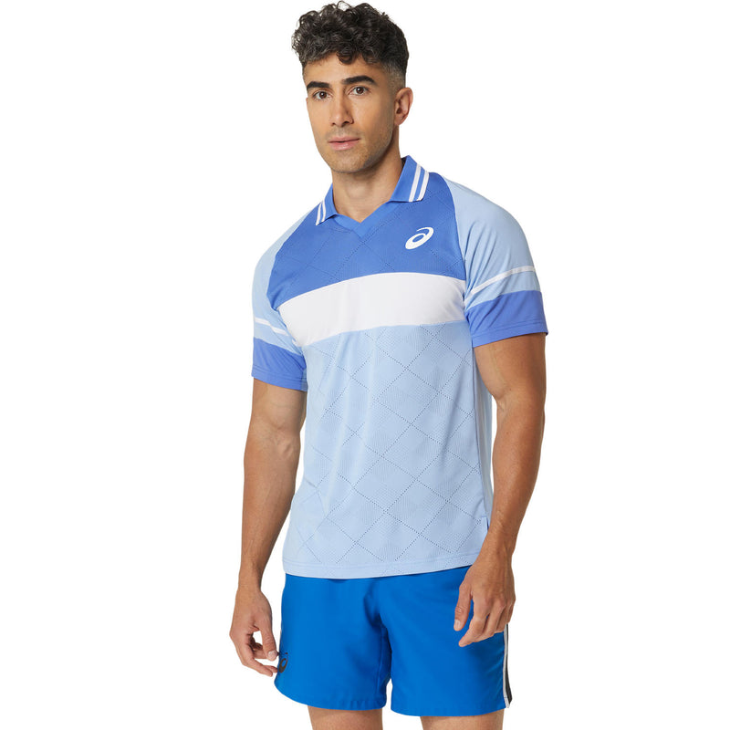 Asics Polo Shirt Match Actibreeze Heren Blauw