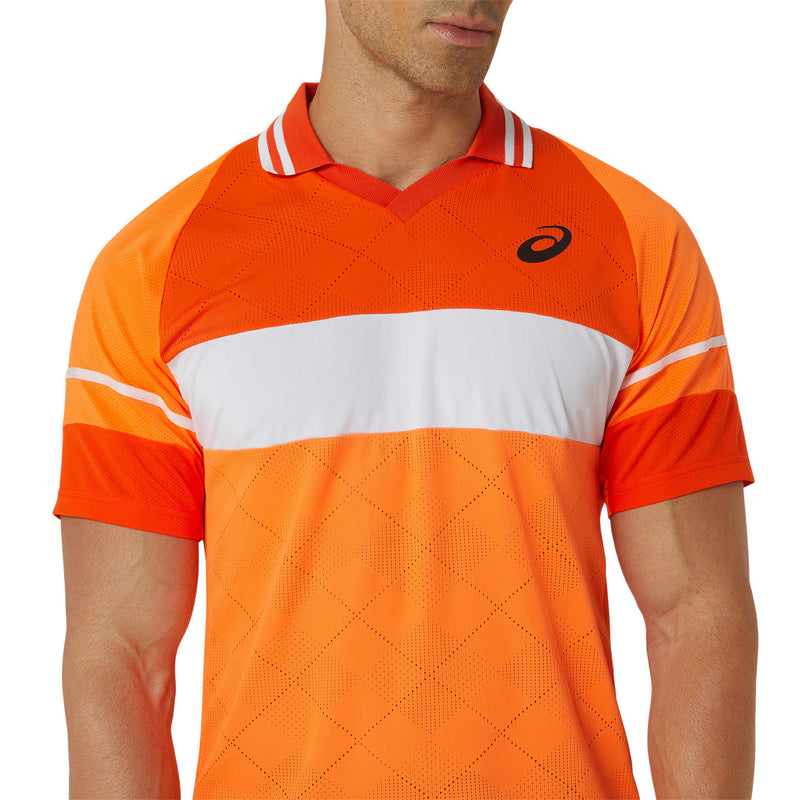 Asics Polo Shirt Match Actibreeze Heren Koi Oranje