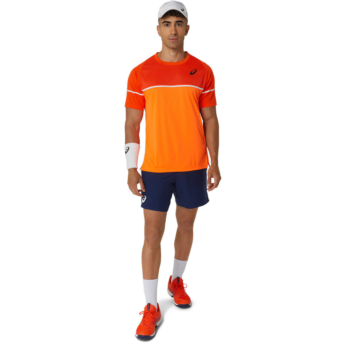 Asics T-Shirt Game SS Top Herren Orange