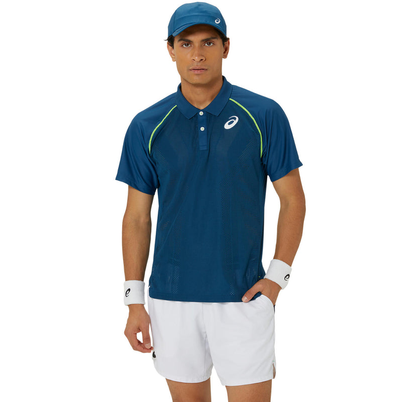 Asics Poloshirt Match Actibreeze Heren Navy