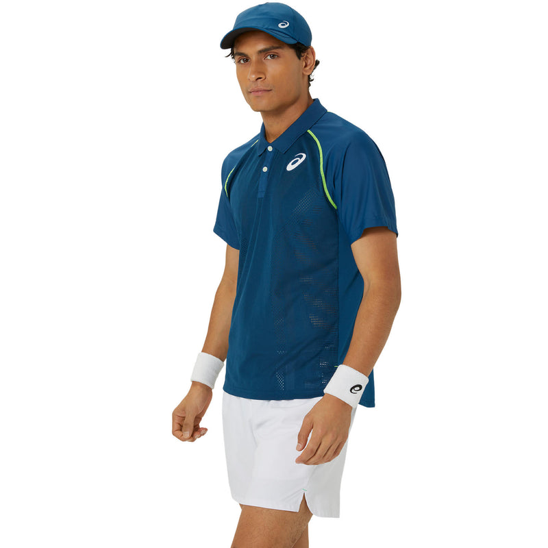 Asics Poloshirt Match Actibreeze Heren Navy