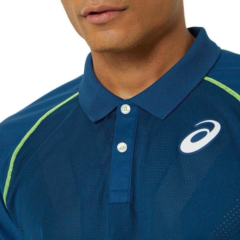 Asics Poloshirt Match Actibreeze Heren Navy