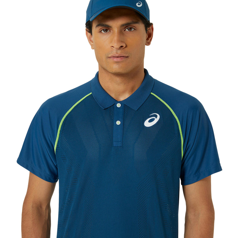 Asics Poloshirt Match Actibreeze Heren Navy