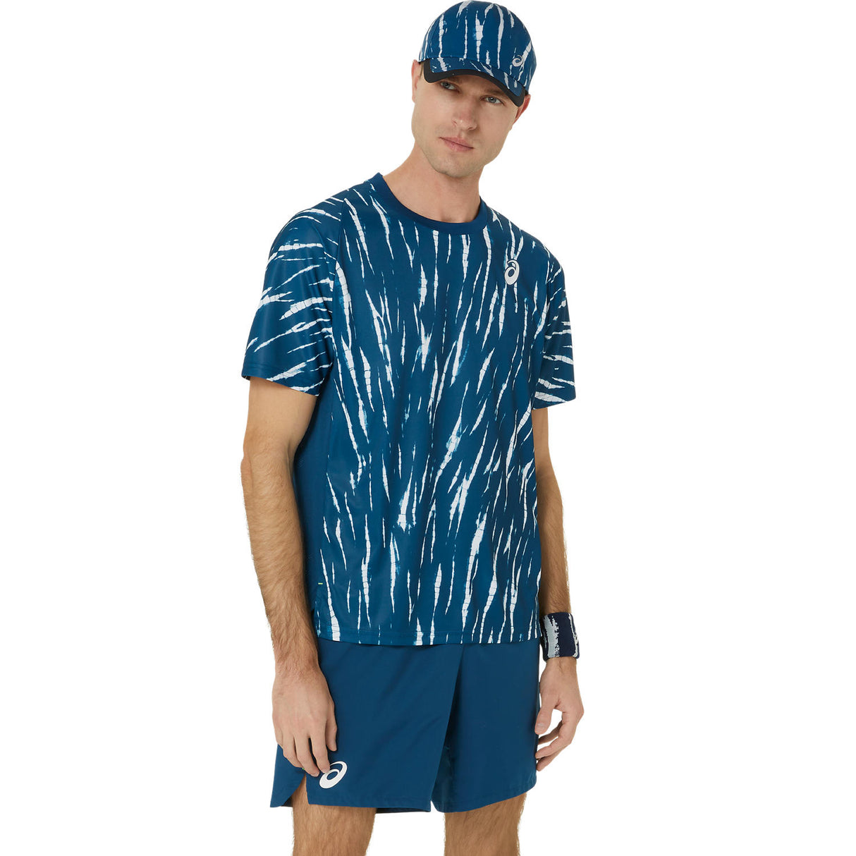 Asics T-Shirt Game SS Top Herren Marineblau