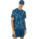 Asics T-Shirt Game SS Top Herren Marineblau