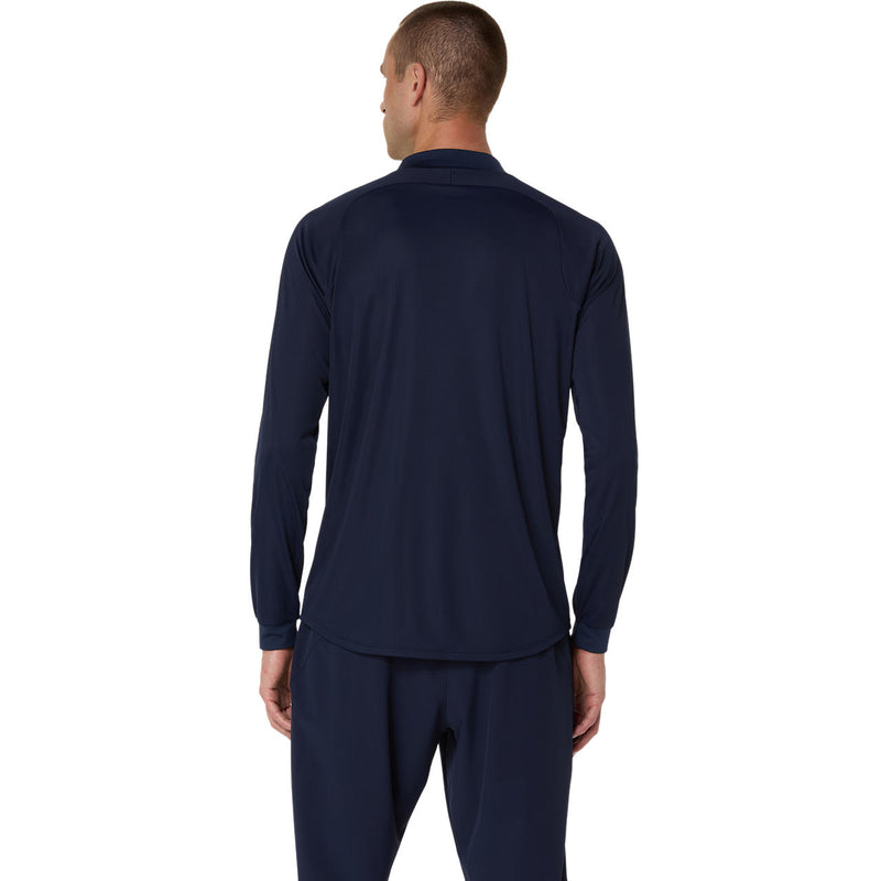 Asics Match Halfzip Top Heren Midnight Blue