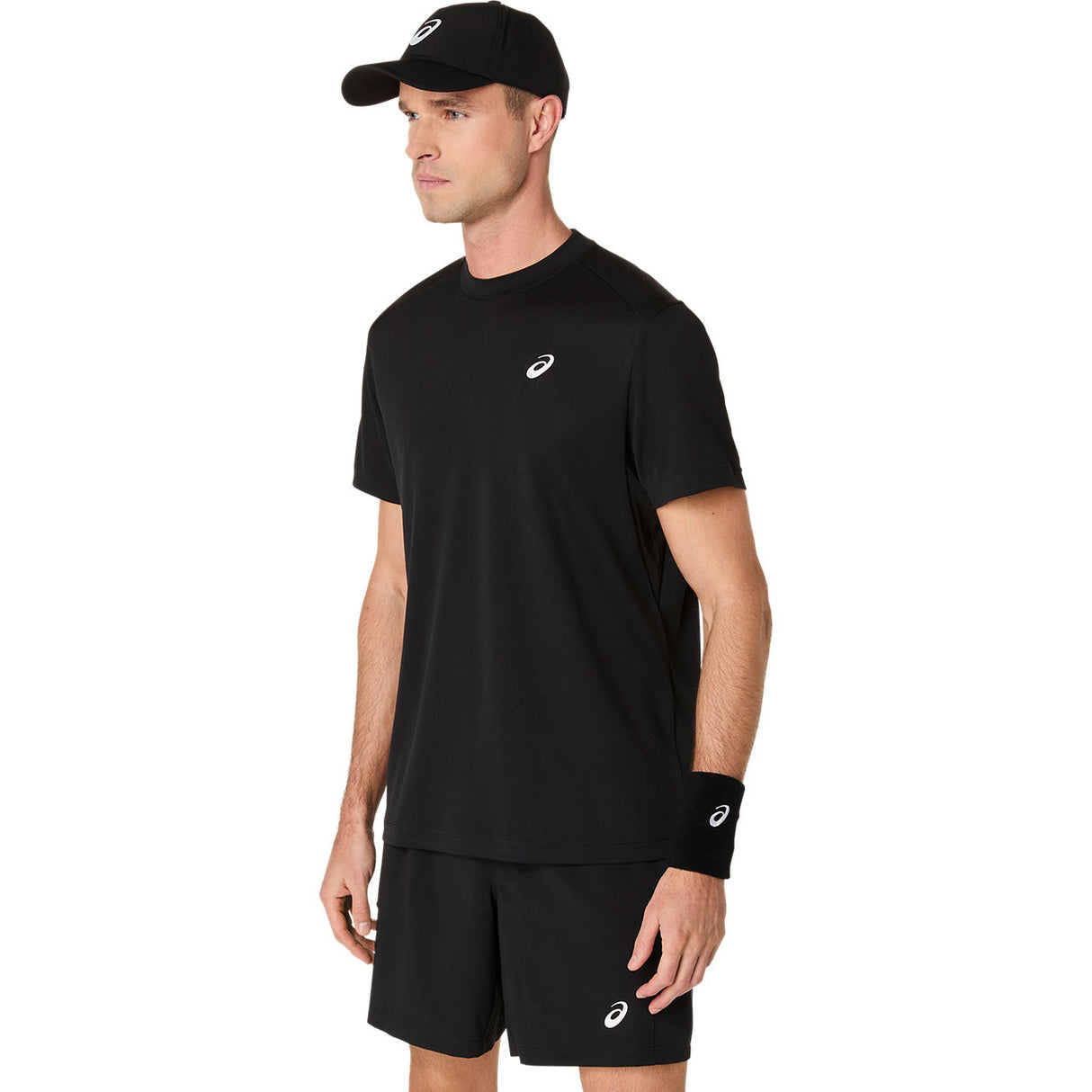 Asics Court SS T-Shirt Herren Schwarz