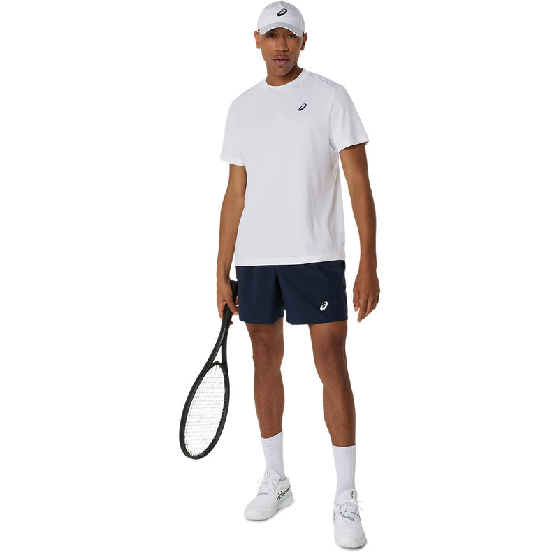 Asics T-Shirt Court SS Top Tennis Heren Wit