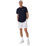 Asics Court SS Kurzarm-T-Shirt für Herren, Marineblau