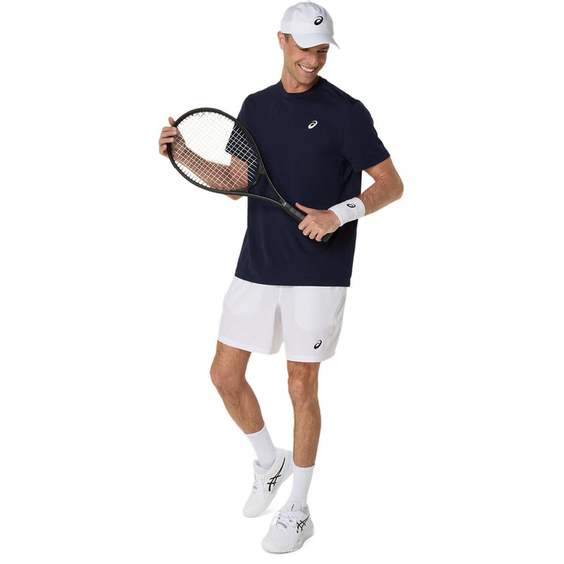 Asics T-Shirt Court SS Top Tennis Heren Navy