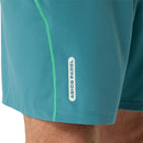 Asics Short Padel Court 7IN Heren Blauw Groen