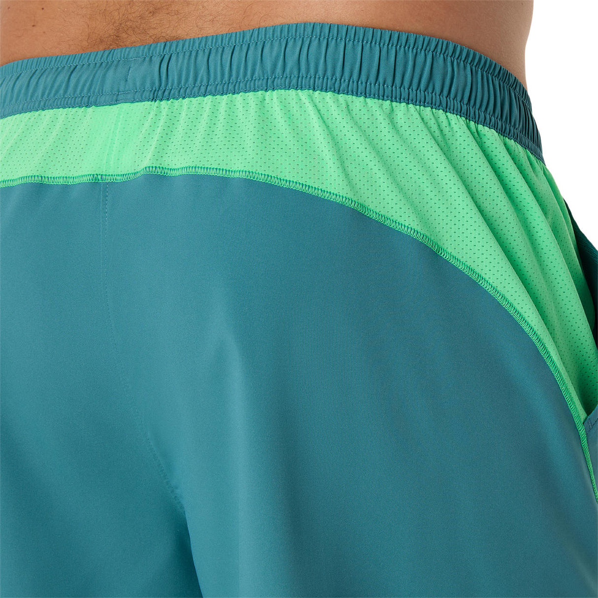 Asics Short Padel Court 7IN Herren Blau Grün