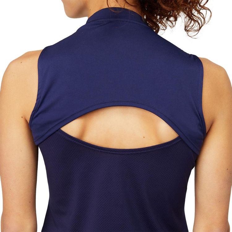 Asics Match Graphic Tank Top Dames Blauw