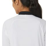 Asics Jacke Court LS Half Zip Damen Weiß