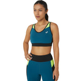 Asics Sport-BH Damen Blau Gelb