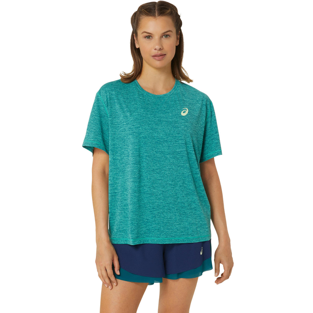 Asics T-Shirt Nagino Loose Tee Damen Grün