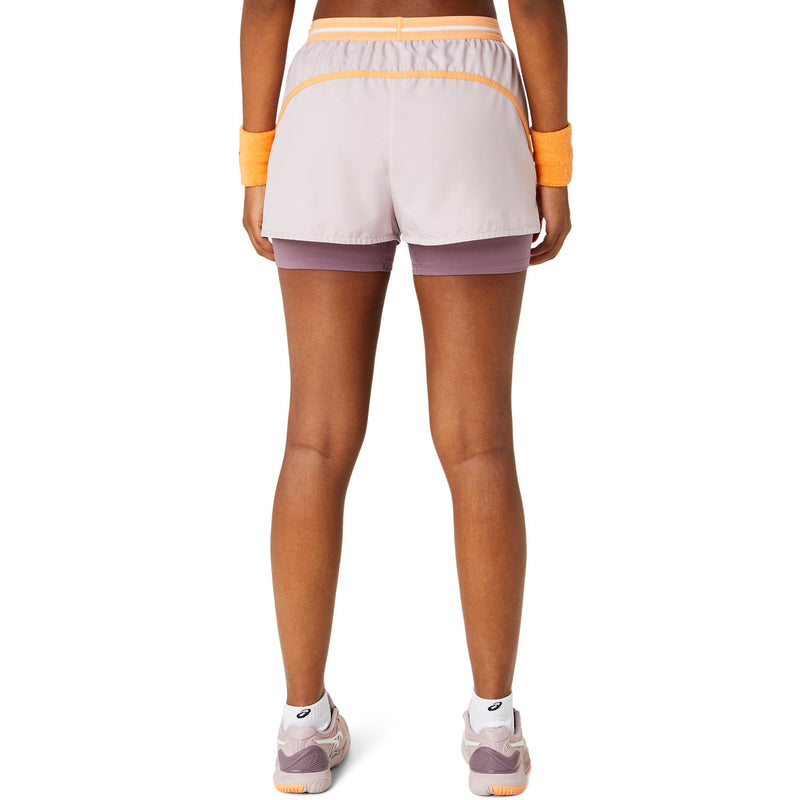 Asics Short Match Short Dames Paars