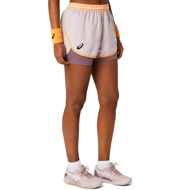 Asics Short Match Short Dames Paars