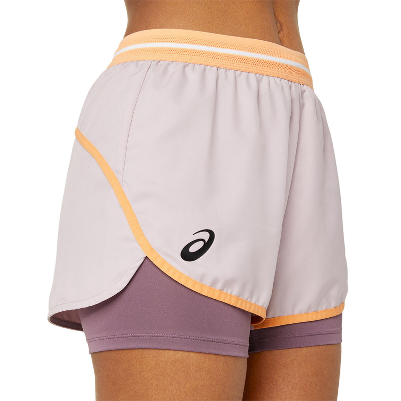 Asics Short Match Short Dames Paars