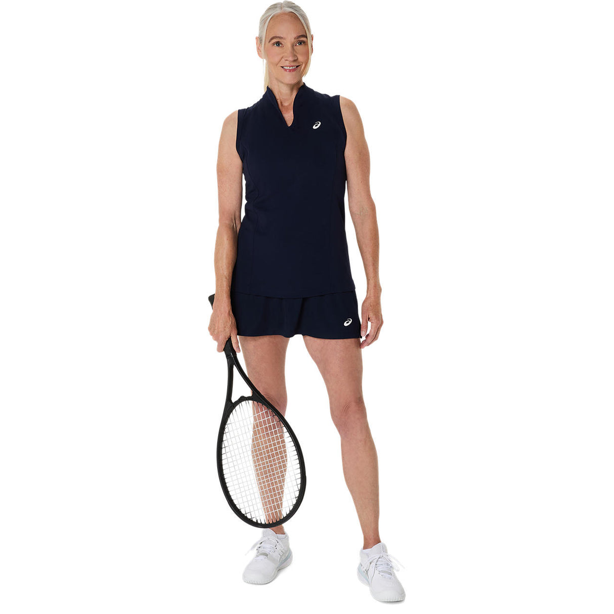 Asics Court Skirt Damen Marineblau