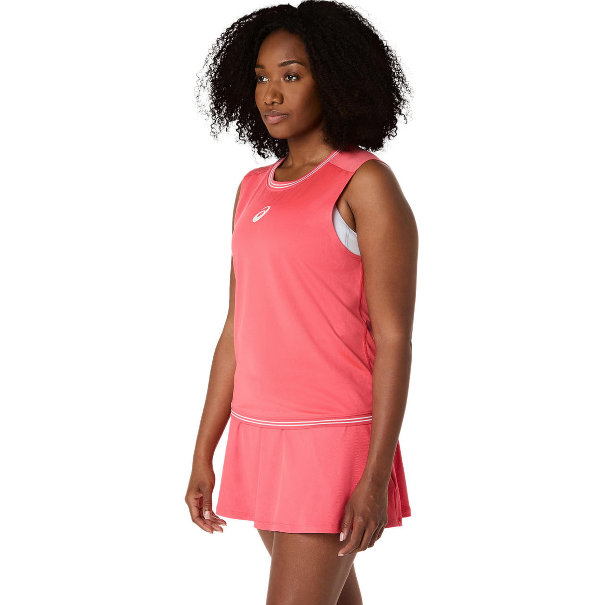 Asics Tank Top Game Sleeveless Top Dames Roze