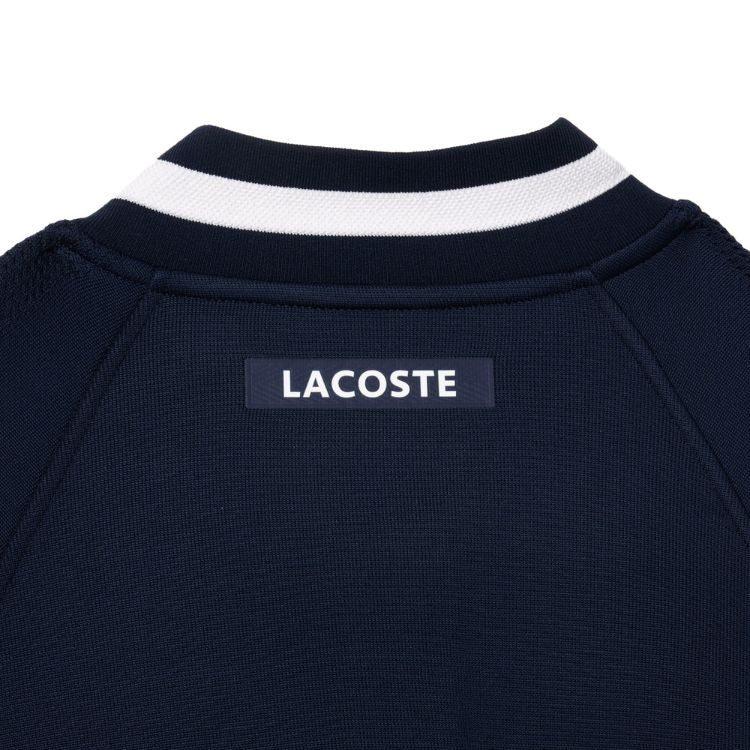 Lacoste Sweater Sport Sweatshirt Met Rits Heren Navy