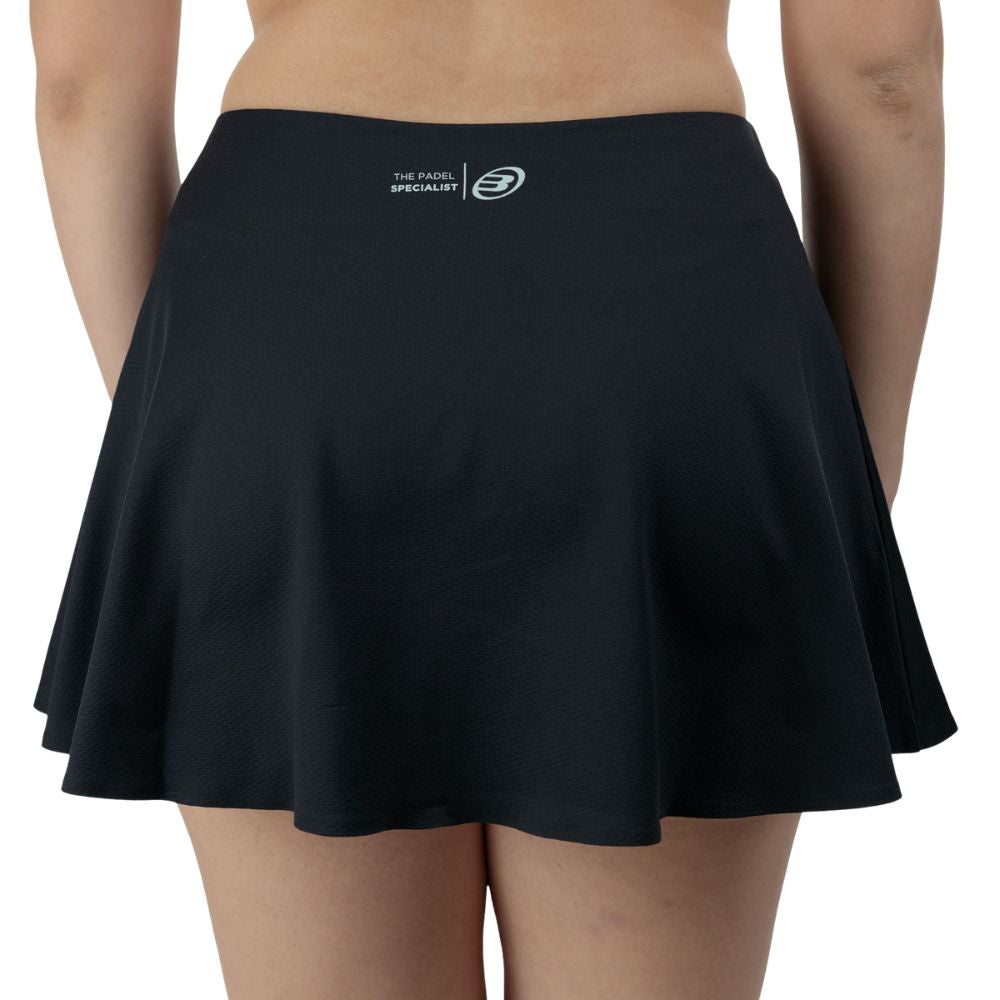 Bullpadel Skort Ademe Damen Schwarz