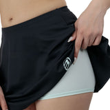 Bullpadel Skort Ademe Damen Schwarz