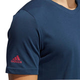 Adidas Golf-T-Shirt für Herren, Marineblau/Pink