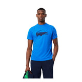 Lacoste T-Shirt Sport Rundhals Herren Blau Schwarz